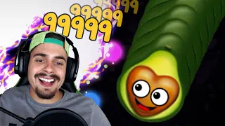 COMPREI A MINHOCA RARA DE 9,000$ E PEGUEI TOP 1 no Worms Zone