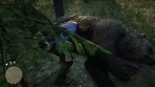 Arthur Morgan vs Grizzly Bear