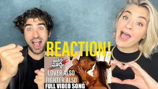 Lover Also Fighter Also Full Video Song REACTION! | Allu Arjun | Naa Peru Surya Naa Illu India Songs