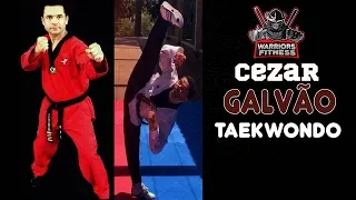 Cezar Galvão Taekwondo Master Kicking and Training