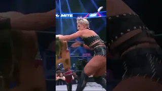 Toni Storm used the spray paint on Britt Baker during AEW Dynamite!