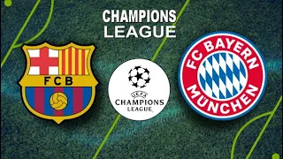 Assistir Barcelona x Bayern Munique AO VIVO pela Champions League com imagens #jogos#championsleague