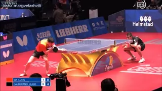 Hugo Calderano vs Ma Long (WTTTC 2018)