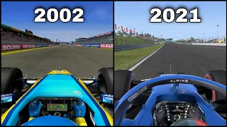 Evolution of Alpine in F1 Games