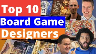 Top 10 Board Game Designers