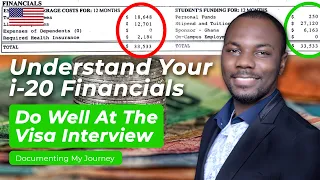 i20 Financials for International Students - Understand This & Do Well At The F1-Visa Interview