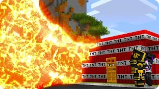 CASA DE TNT VS TSUNAMI DE LAVA EN MINECRAFT 😱 | RETO DE LA CASA VS TSUNAMI EN MINECRAFT