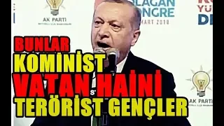 Erdoğan' dan Boğaziçi' ndeki Terörist Öğrencilere Sert Sözler
