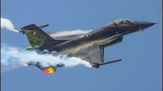 Was The Belgian F-16 Dream Viper the best solo Display Of 2023 ? - 4K