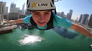 XLINE Dubai Zipline - The Worlds Longest Urban Zipline!