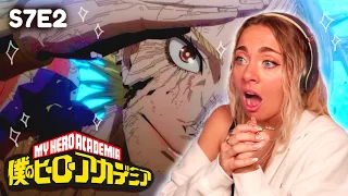 STAR AND STRIPE VS. SHIGARAKI | My Hero Academia Season 7 Episode 2 Reaction