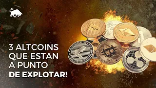 BITCOIN Y BOLSA ESTAN A PUNTO DE EXPLOTAR AL ALZA!!! 3 ALTCOINS QUE SUBIRAN UN +70% MUY PRONTO!!!