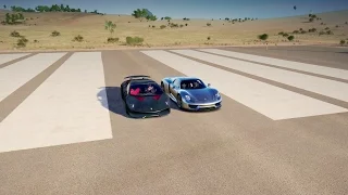 Porsche 918 SPYDER vs Lamborghini SESTO ELEMENTO Drag Race! Forza Horizon 3