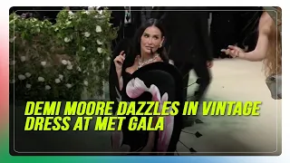 Demi Moore dazzles in vintage dress at Met Gala | ABS-CBN News