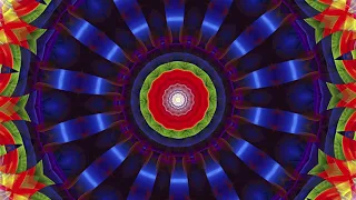 2 HRS of Colorful 4K Psychedelic Kaleidescope Mandala Visuals for Healing Sleeping and Meditation