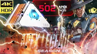 500+ Apex Legends Pack Opening Season 10 | WHAT !! How many Heirlooms Did i Get ?!?!? | 4K HDR 60FPS