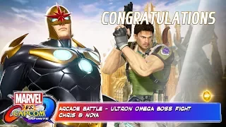 Marvel vs Capcom Infinite - Chris & Nova vs Ultron Omega End Boss Fight