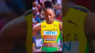 Shericka Jackson ￼Destroyed 200M Semifinal In Budapest.