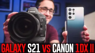 Galaxy S21 ULTRA vs. $6000 PRO DSLR Camera: Will the 108 megapixel sensor win?