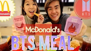 BTS MEAL x McDonald's (NYC Review) | Cajun and Sweet Chili Sauce + NEW SPICY CHICKEN SANDWICH