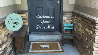 How To Paint A Door Mat