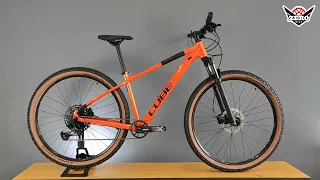 BICICLETA CUBE ATTENTION FIREORANGE & BLACK 2023