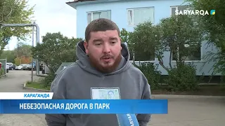 Небезопасная дорога в парк