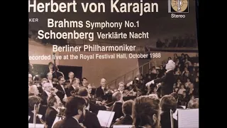 Brahms Symphony No.1 in Cm, Op.68 -  Karajan's last London concert (1988)