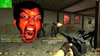 Counter Strike Source - Zombie Horde mod Zombie Horror boss fight online gameplay on Livehouse map