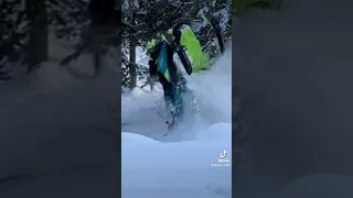 Snowmobile re entry fails