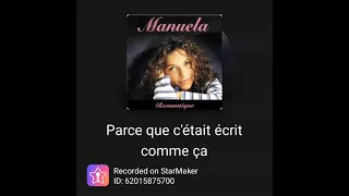 parce que c'était écrit comme ça manuela by sego