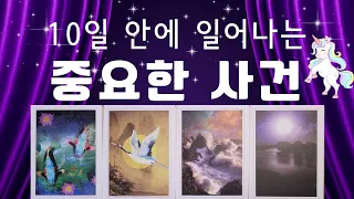 🔯타로카드🔯 10일 안에 일어나는 🌟중요한 사건🌟 {영상시청시점  10일이내}