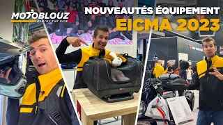 On découvre 45 nouveautés équipements au salon moto EICMA 2023 !