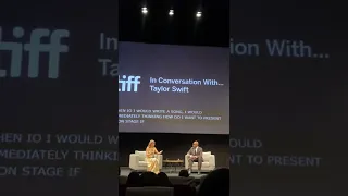 Taylor Swift joined Tiff to talk about All too well short film #taylorswift #alltoowellshortfilm