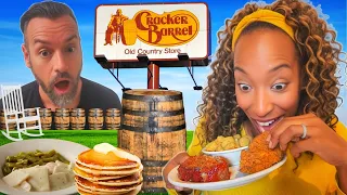 Brits Try Cracker Barrel For The First Time In Nashville USA