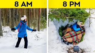 How to Build a Bushcraft Shelter and Other Winter Ideas