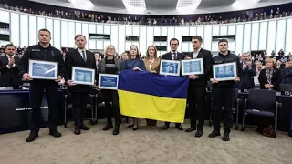 "Mutiges Volk der Ukraine" erhält den Sacharow-Preis des EU-Parlaments
