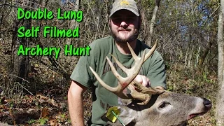 2015 Archery Buck Hunt W/ Double Lung Kill Shot Self Filmed