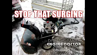 FIXING A Snowblower That Surges