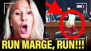 Majorie Taylor Greene RUNS AWAY From Hearing After SHE GETS CALLED OUT