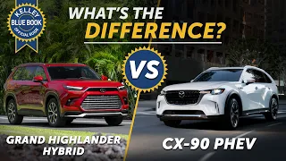 Toyota Grand Highlander Hybrid vs Mazda CX-90 PHEV - What's The Difference?