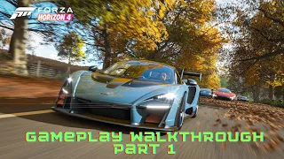Forza Horizon 4 Gameplay Walkthrough Part 1 - Full Game (No Commentary)