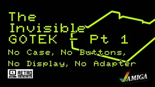The Invisible Gotek P1 (inside an Amiga) - no case, no buttons, no screen, no adapter, no bootswitch