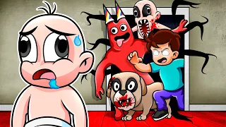 NO ENTRES AL ELEVADOR del TERROR.EXE 🔪😰 💀 en MINECRAFT con los BEBECITOS