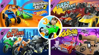 Beach Buggy Racing 2 - BB Racing 2 New 2023 Hot Wheels,High Octane Moto Pack,Turbo Titans Car Pack