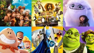 A incrível evolução dos filmes da DreamWorks
