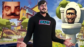 Hello Neighbor - My New Neighbor Big MrBeast Act 1 Gameplay Walkthrough