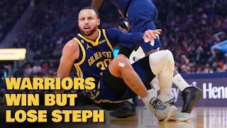 Warriors Win But Lose Stephen Curry to a Leg Injury, Beat Shorthanded Mavericks | 27-26 | Ep. 337