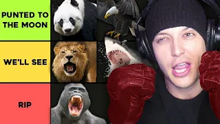 Ranking ANIMALS I can BEAT in a FIGHT