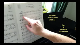 "Le chant du pâtre" - Grade 2 Piano Exam piece ( B:2 ) ABRSM 2021-22 / Detailed TUTORIAL